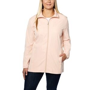 Hang Ten Womens Water Repellant Hybrid Jacket, Small Pink, NWT